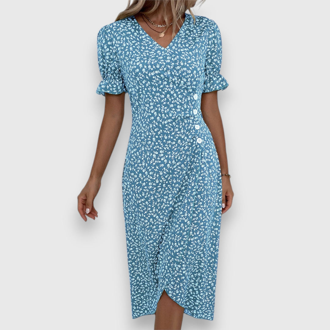 Przytula™ | Tessina – Elegancka Kwiatowa Sukienka