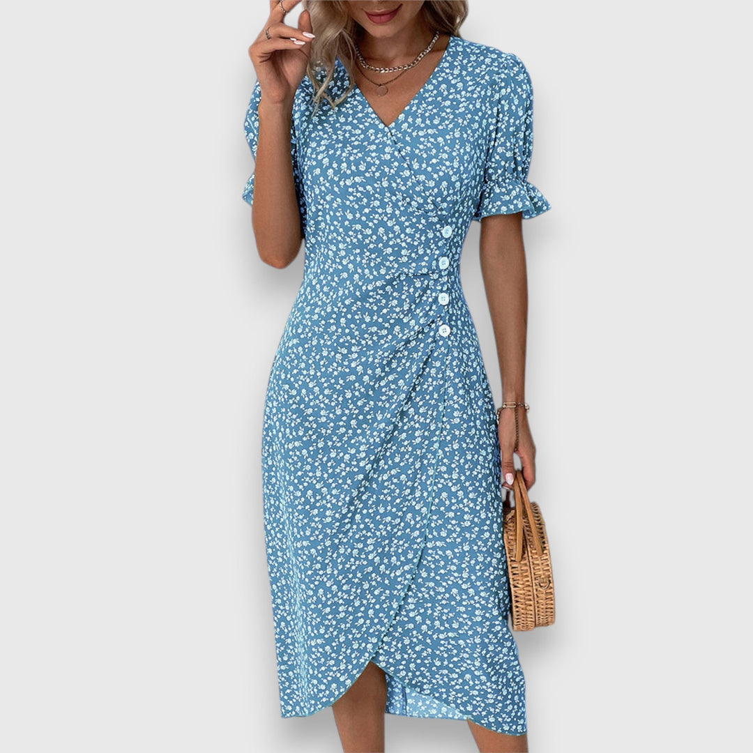 Przytula™ | Tessina – Elegancka Kwiatowa Sukienka