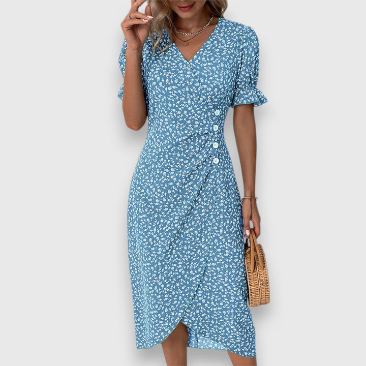 Przytula™ | Tessina – Elegancka Kwiatowa Sukienka