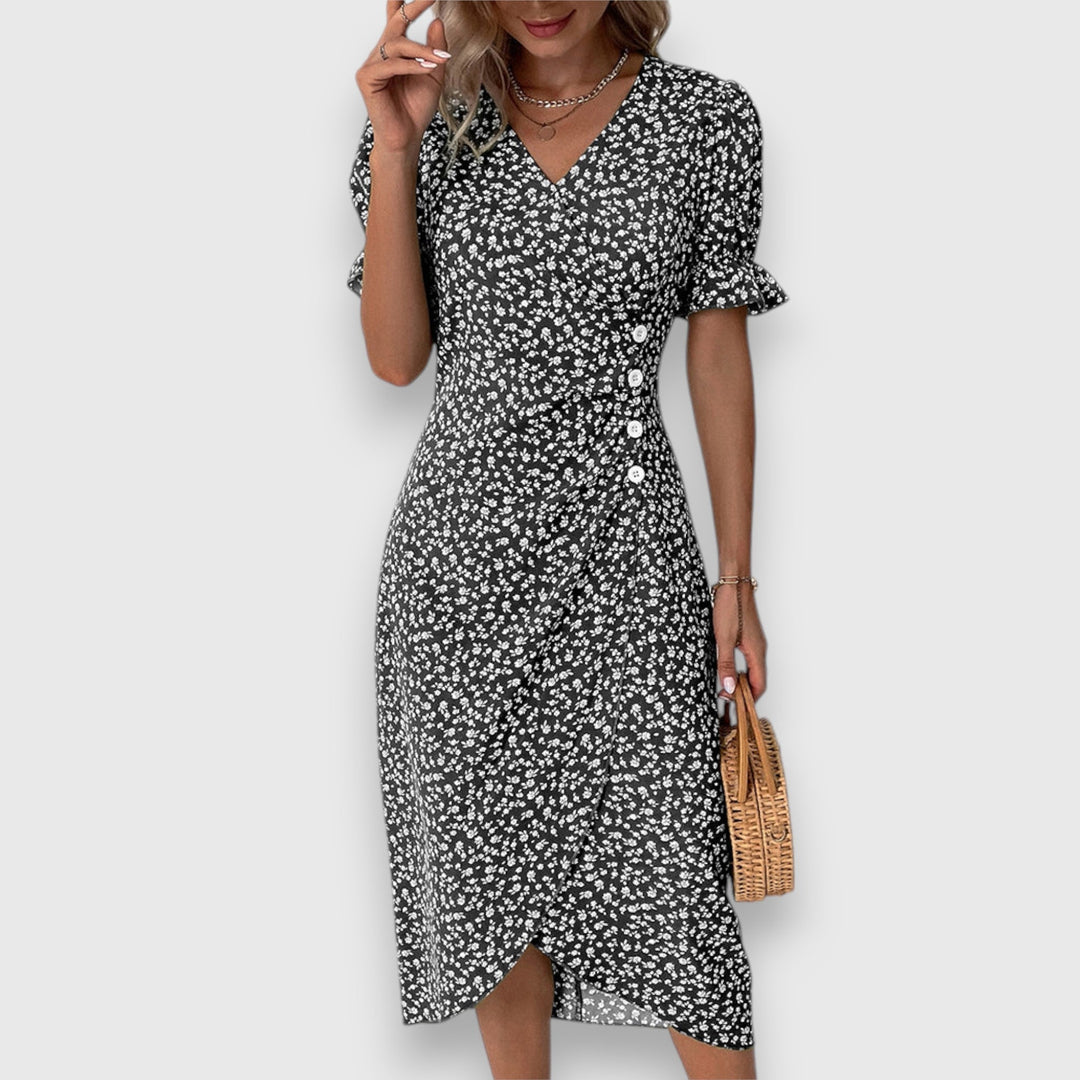 Przytula™ | Tessina – Elegancka Kwiatowa Sukienka