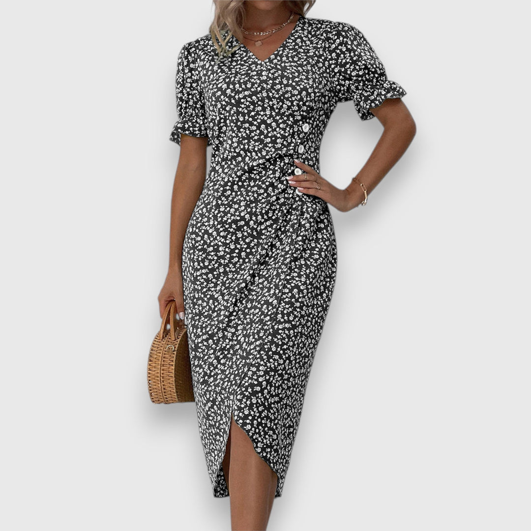 Przytula™ | Tessina – Elegancka Kwiatowa Sukienka