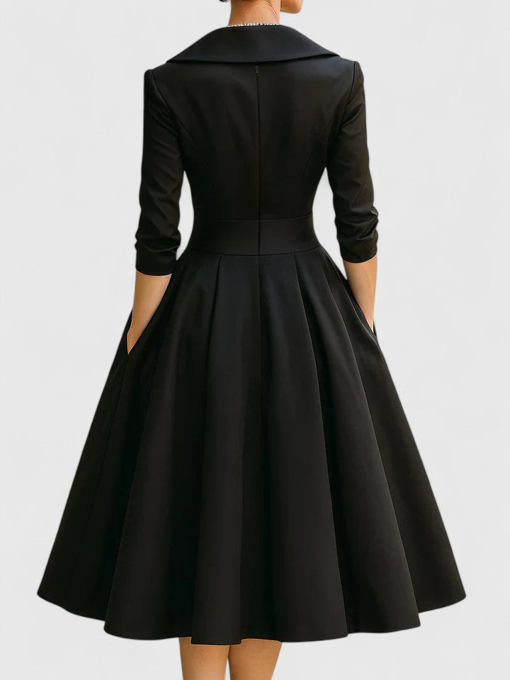 Przytula™ | Zyrah  Elegancka Midi Sukienka