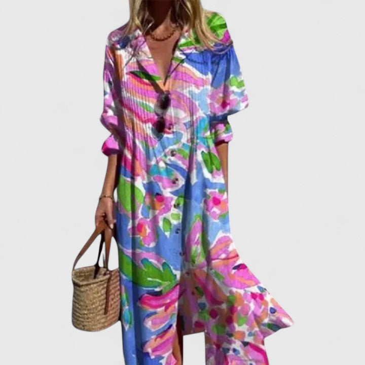 Przytula™ | Paula  Elegancka Boho Sukienka