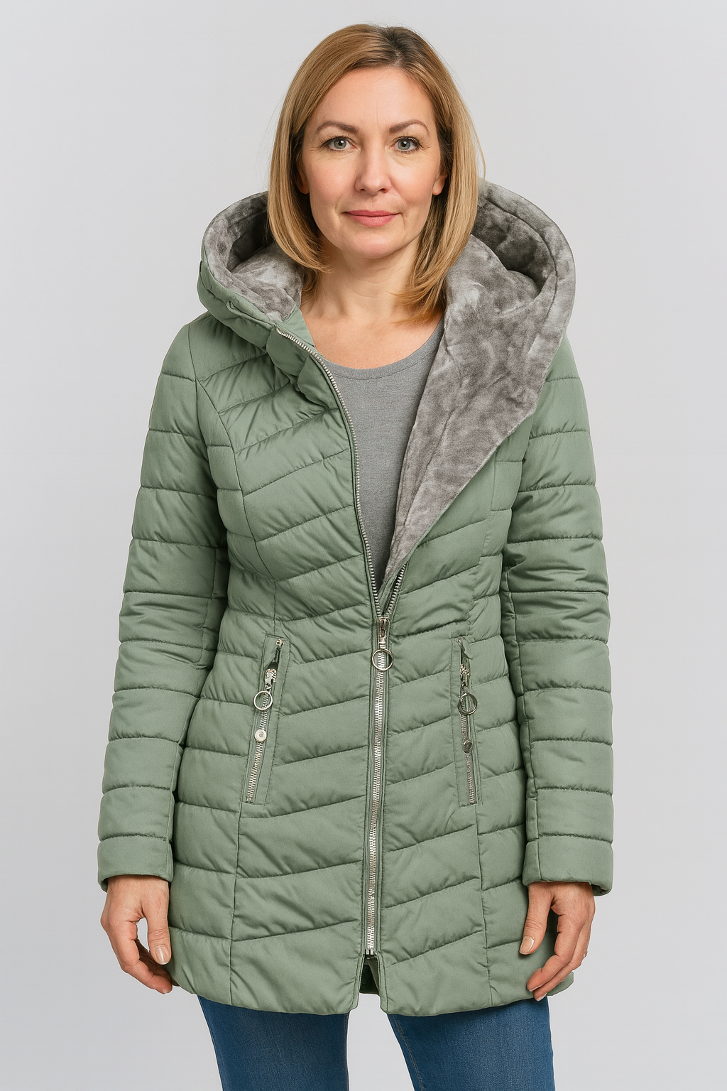 Przytula™ | Honorata — luksusowy ciepły płaszcz na zimę