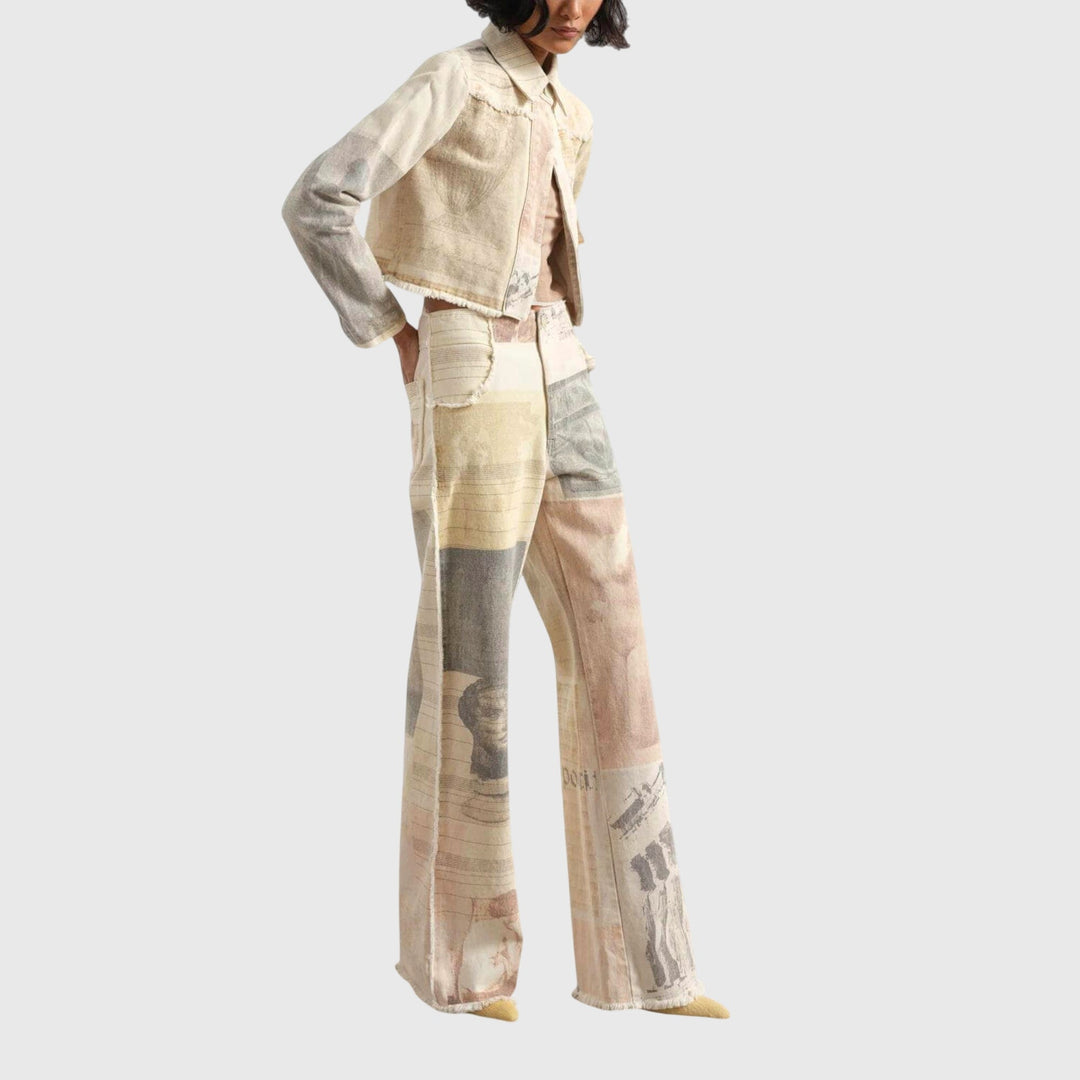 Przytula™ | Alma  Szerokie Dżinsy