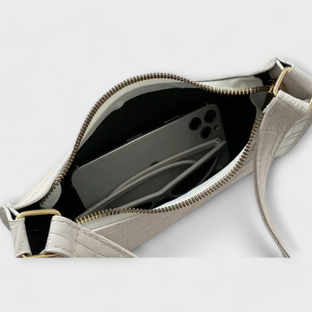 Przytula™ | Olivia  Lśniąca Skórzana Torba