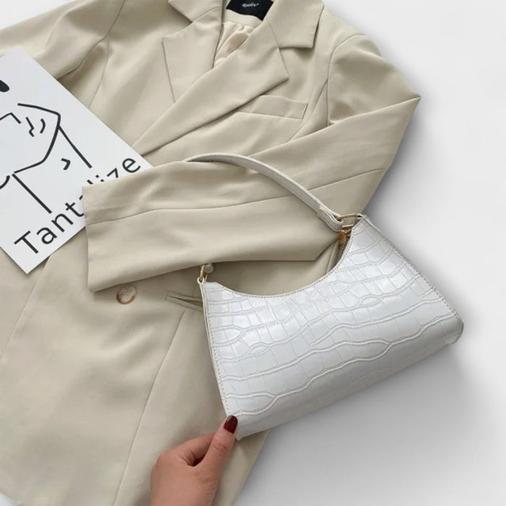 Przytula™ | Olivia  Lśniąca Skórzana Torba