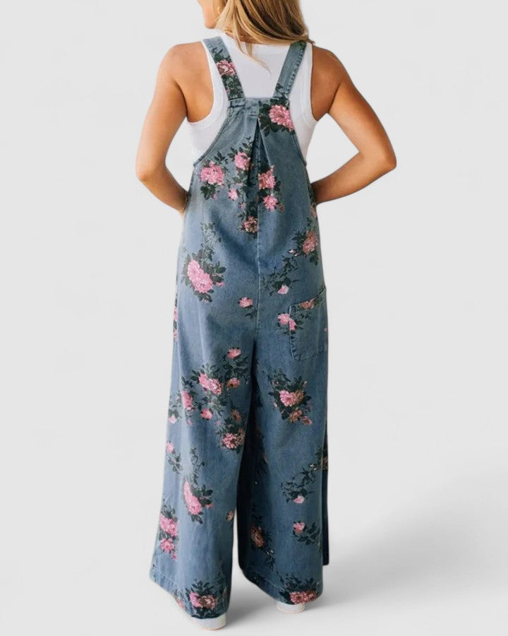 Przytula™ | Mona  Elegancki Dżinsowy Ogrodniczki