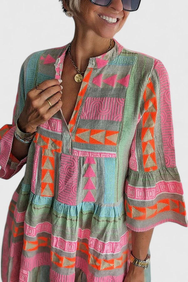 Przytula™ | Gisara  Wygodna Sukienka Boho