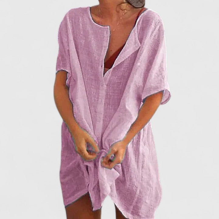 Przytula™ | Louisiana  Elegancka Tunika Sukienka