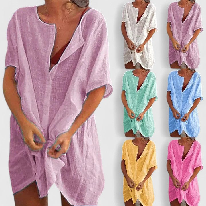 Przytula™ | Louisiana  Elegancka Tunika Sukienka