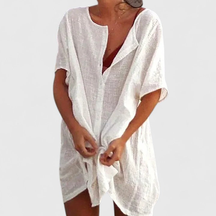 Przytula™ | Louisiana  Elegancka Tunika Sukienka