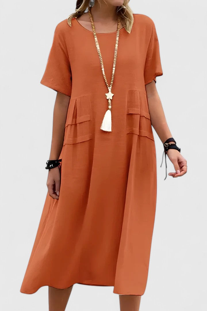 Przytula™ | Krystina  Elegancka Midi Sukienka