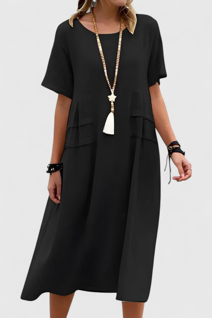 Przytula™ | Krystina  Elegancka Midi Sukienka