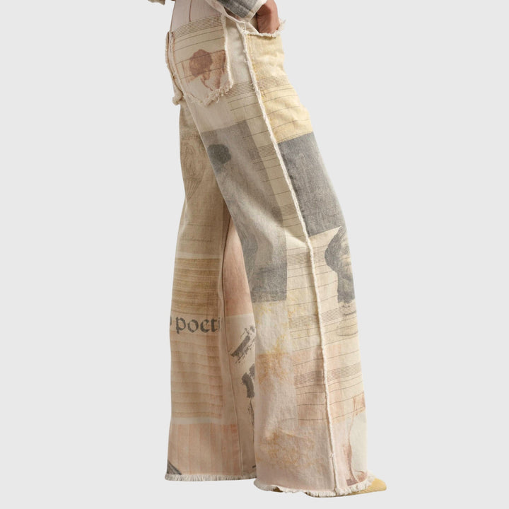 Przytula™ | Alma  Szerokie Dżinsy