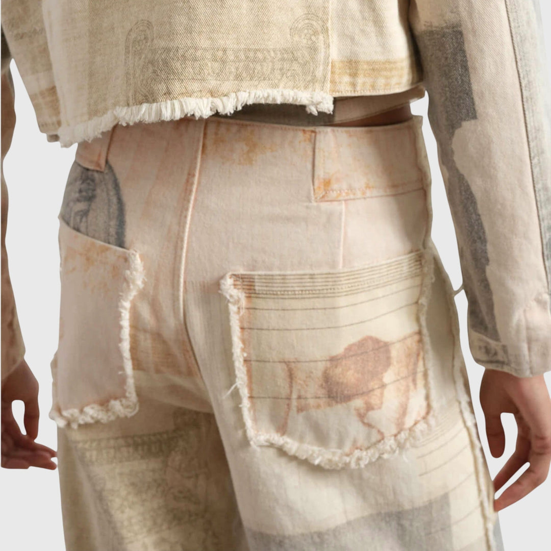 Przytula™ | Alma  Szerokie Dżinsy