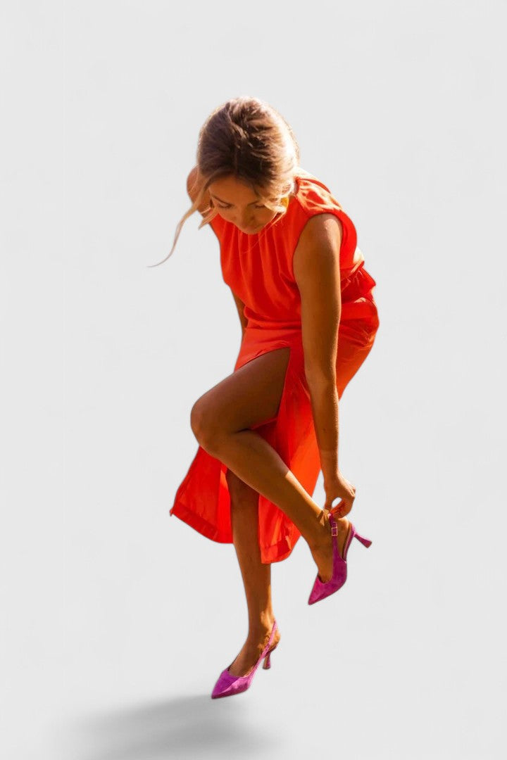 Przytula™ | Theonae  Wygodna Midi Sukienka