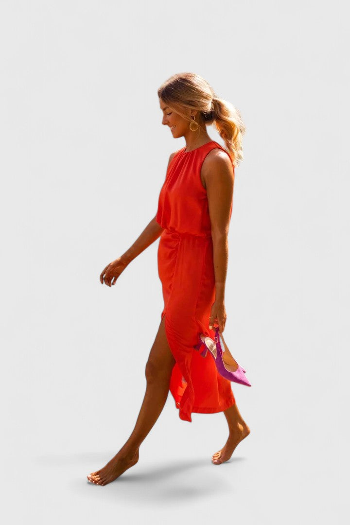 Przytula™ | Theonae  Wygodna Midi Sukienka